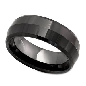 Men’s Black Ceramic Ring - NWOT